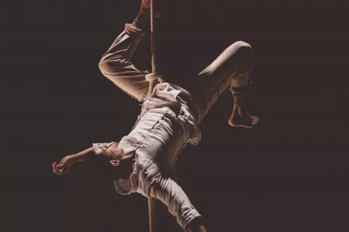 José Luis Cordova, Corde lisse, 25e promotion du Centre national des arts du cirque/CNAC de Châlons-en-Champagne