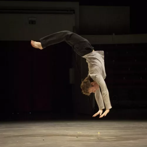 Clotaire Fouchereau, acrobatie, 28e promotion du centre national des arts du cirque (Cnac) de Châlons-en-Champagne