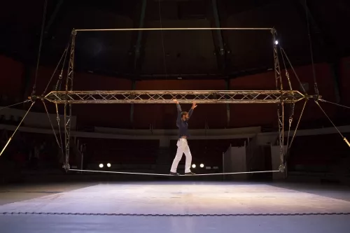 Quentin Claude, Fil, double fil rotatif, 26e promotion du Centre national des arts du cirque/CNAC de Châlons-en-Champagne