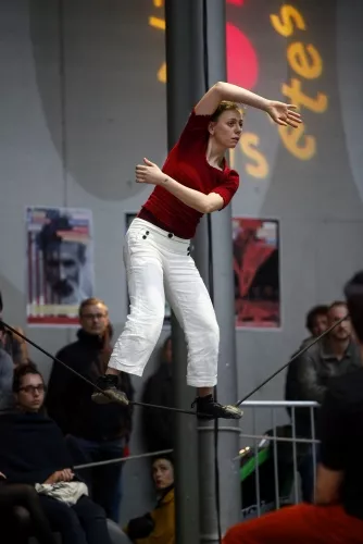 Chiara Marchese, Fil souple, 26e promotion du Centre national des arts du cirque/CNAC de Châlons-en-Champagne