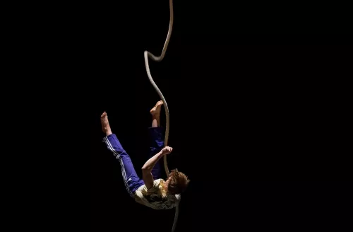 Noora Pasanen, corde, 29e promotion du Centre national des arts du cirque (Cnac) de Châlons-en-Champagne