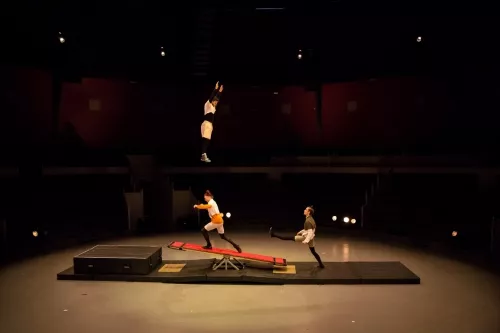 Oskar Norin, bascule coréenne, 31e promotion du Centre national des arts du cirque (Cnac) de Châlons-en-Champagne