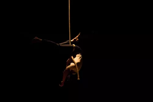 Pablo Penailillo Soto, corde lisse, 31e promotion du Centre national des arts du cirque (Cnac) de Châlons-en-Champagne