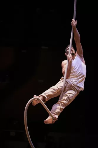 Pablo Fraile Ruiz, corde lisse, 32e promotion du Centre national des arts du cirque/CNAC de Châlons-en-Champagne