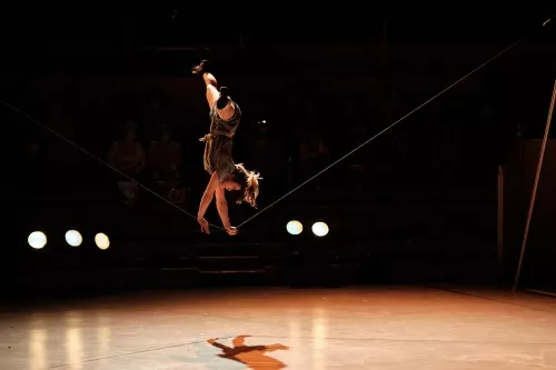 Victoria Leymarie, fil souple, 33e promotion du Centre national des arts du cirque / CNAC de Châlons-en-Champagne