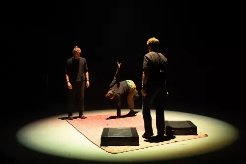 Trio Sans Interdit, bascule coréenne, 34e promotion du Centre national des arts du cirque / CNAC de Châlons-en-Champagne